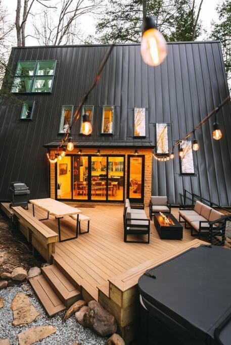 Dunlap Hollow A-Frame Rockbridge Exterior foto