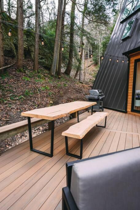 Dunlap Hollow A-Frame Rockbridge Exterior foto